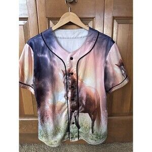 Wild Horse Baseball Jersey Size Medium